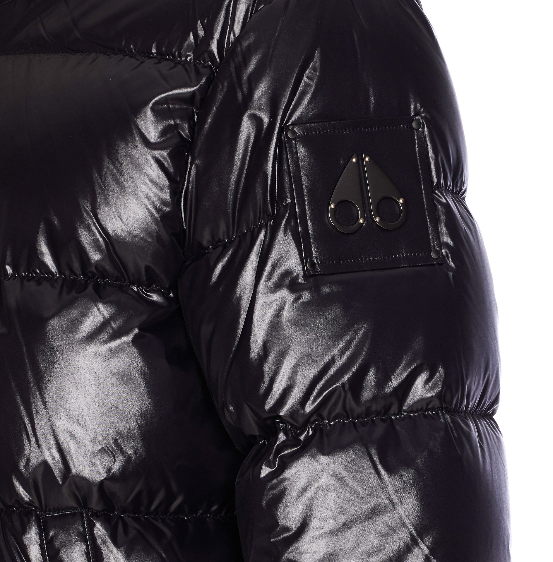 Moose Knuckles Coats Black Nylon