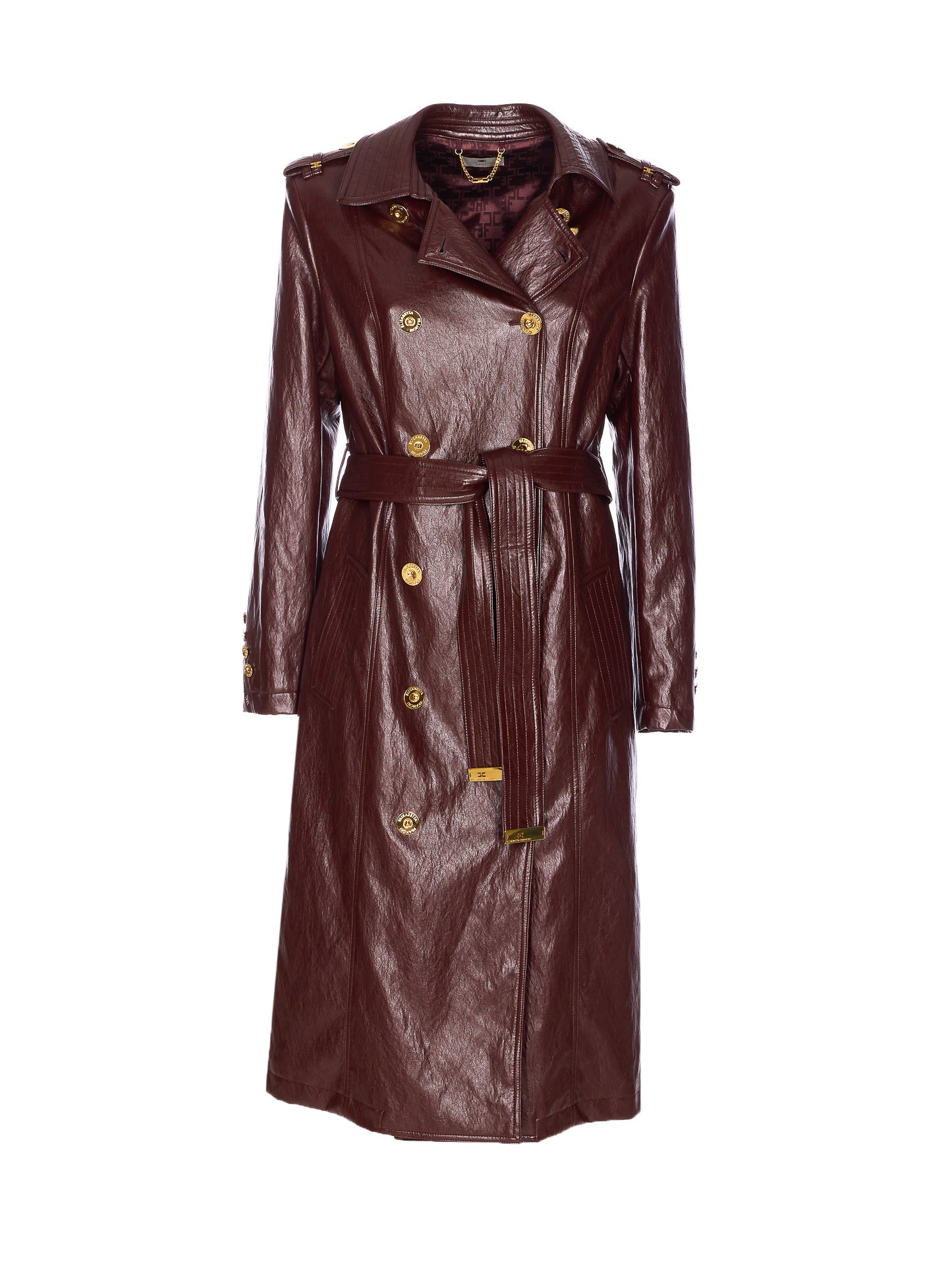 Elisabetta Franchi Jackets Red Viscose