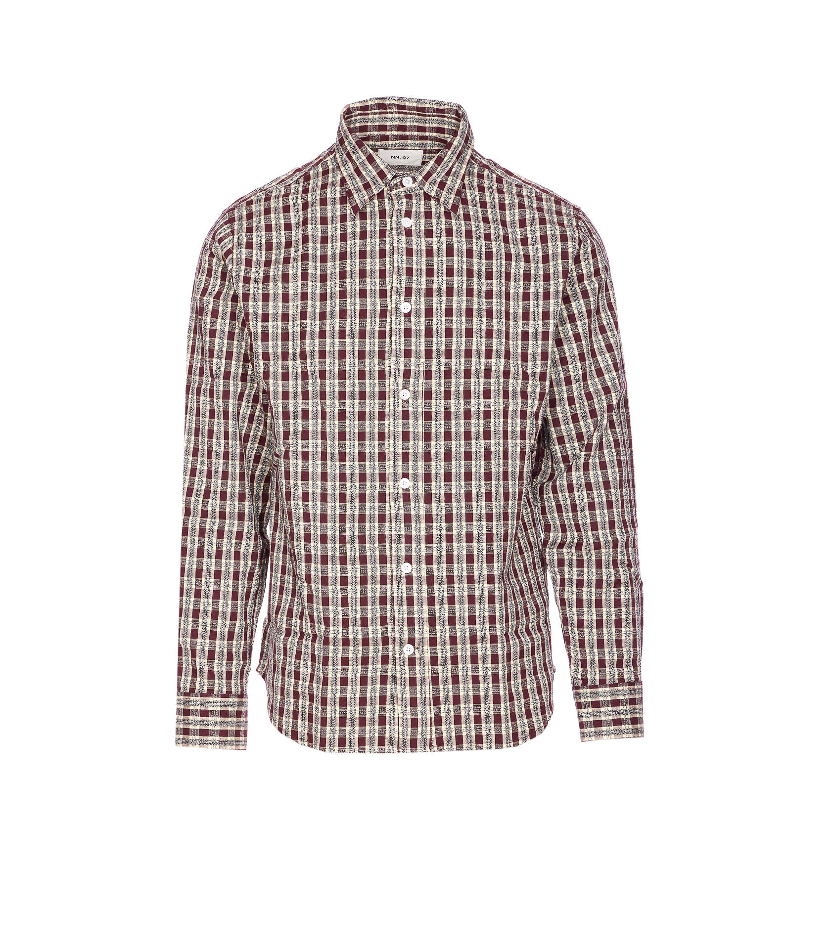 NN.07 Shirts Brown Organic Cotton