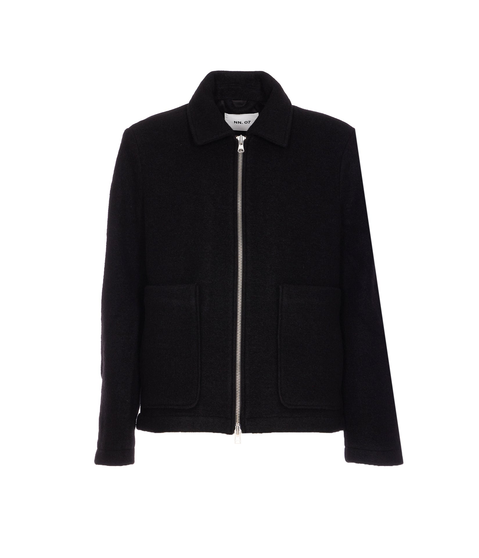 Nn.07 Jackets Black Wool