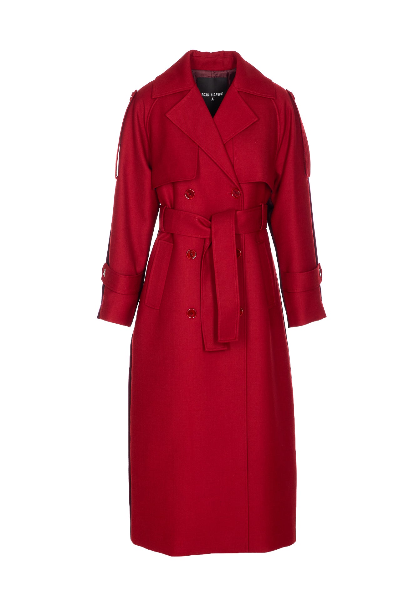 Patrizia Pepe Coats Red Polyester