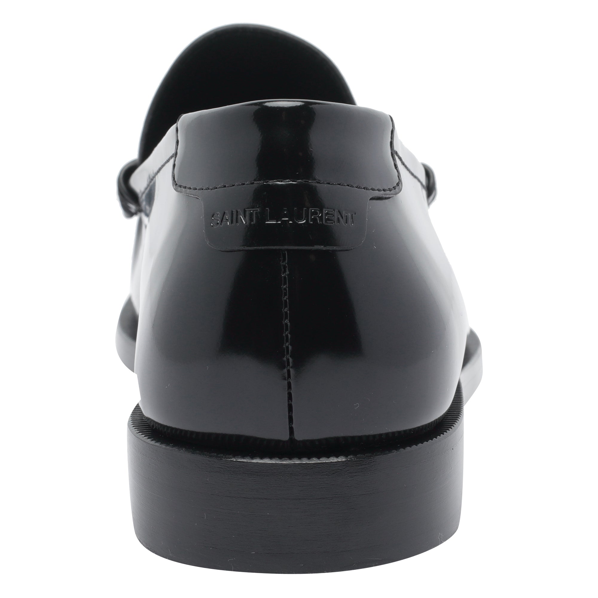Saint Laurent Flat Shoes Black Calf Leather/rubber Sole