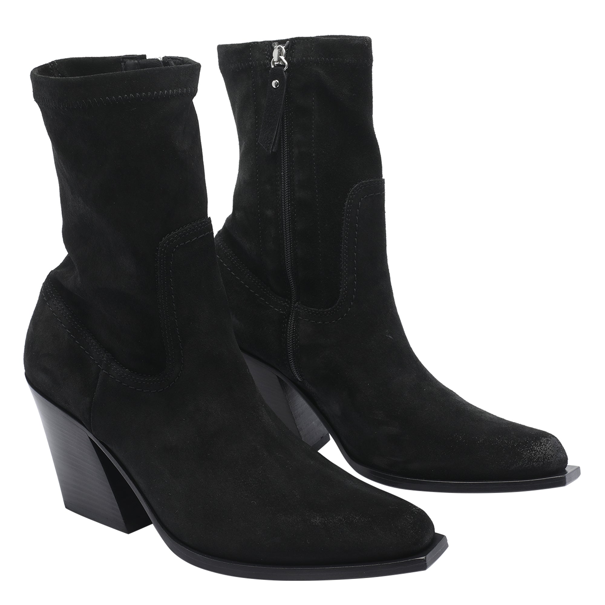 Vic Matie Boots Black Leather Rubber Sole