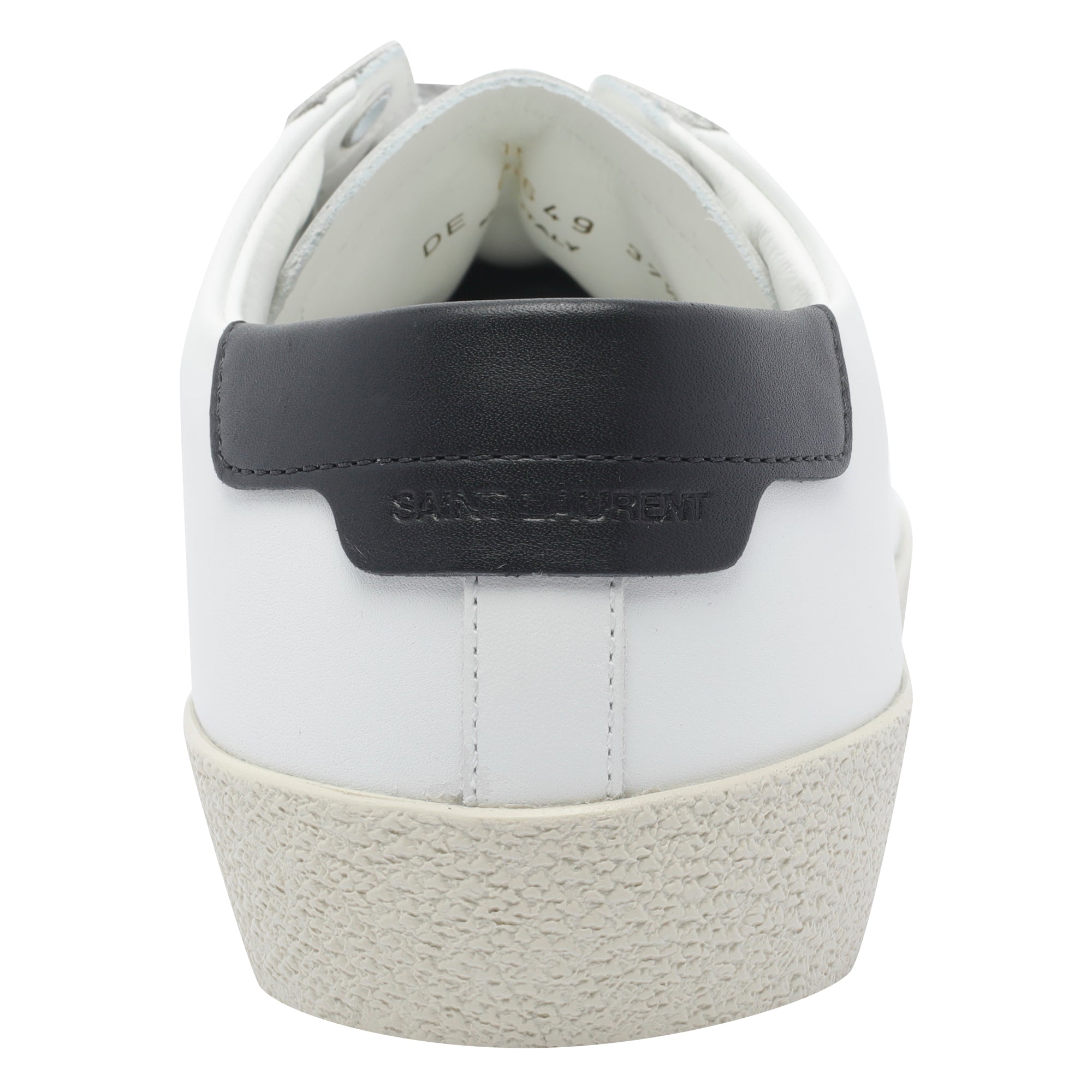 Saint Laurent Sneakers White Calf Leather/rubber Sole