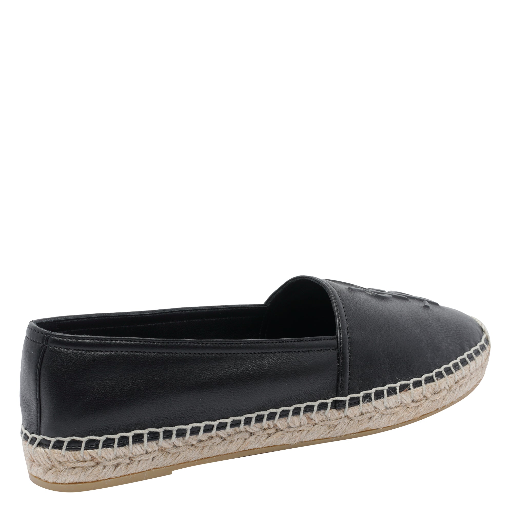 Saint Laurent Flat Shoes Black Calf Leather/rubber Sole