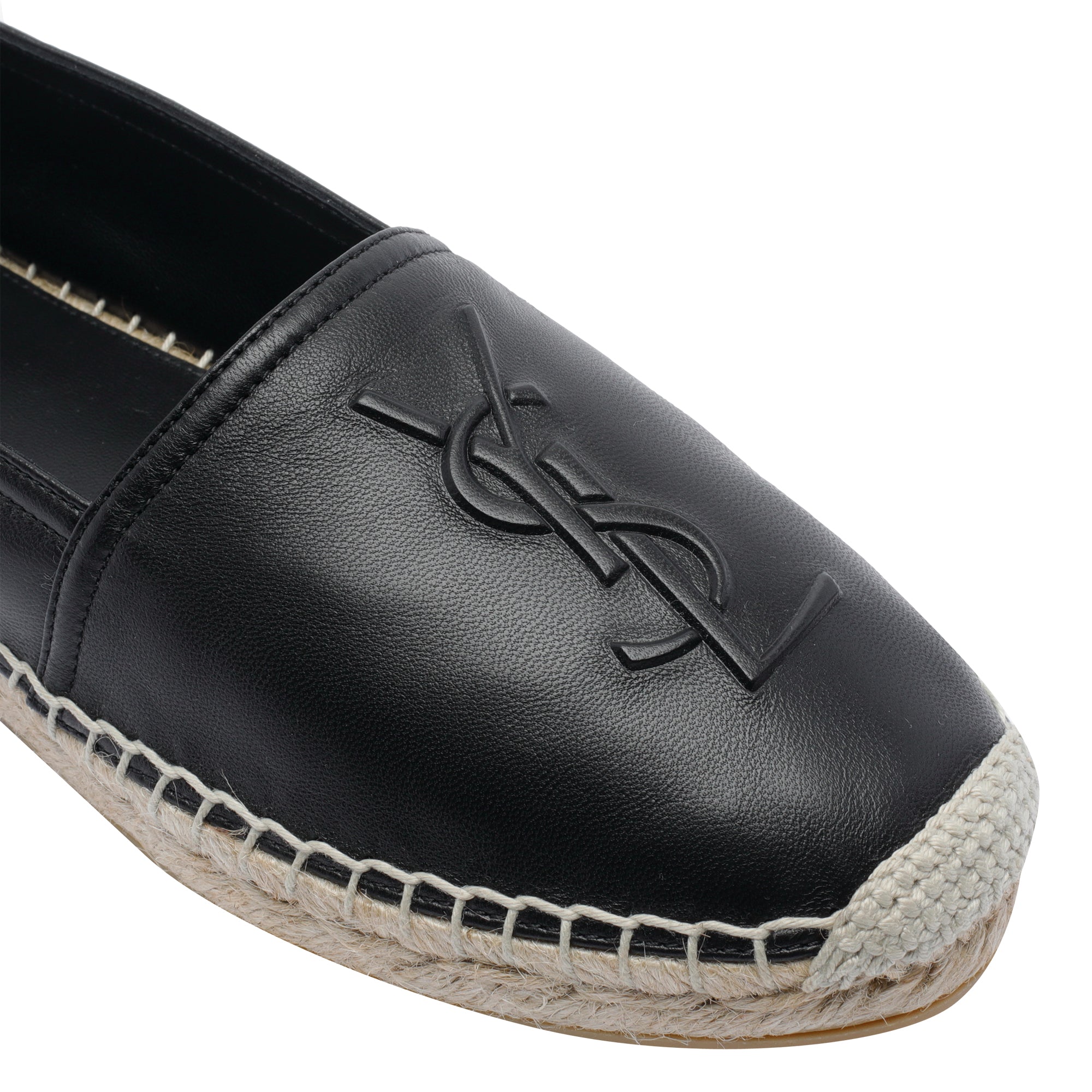 Saint Laurent Flat Shoes Black Calf Leather/rubber Sole
