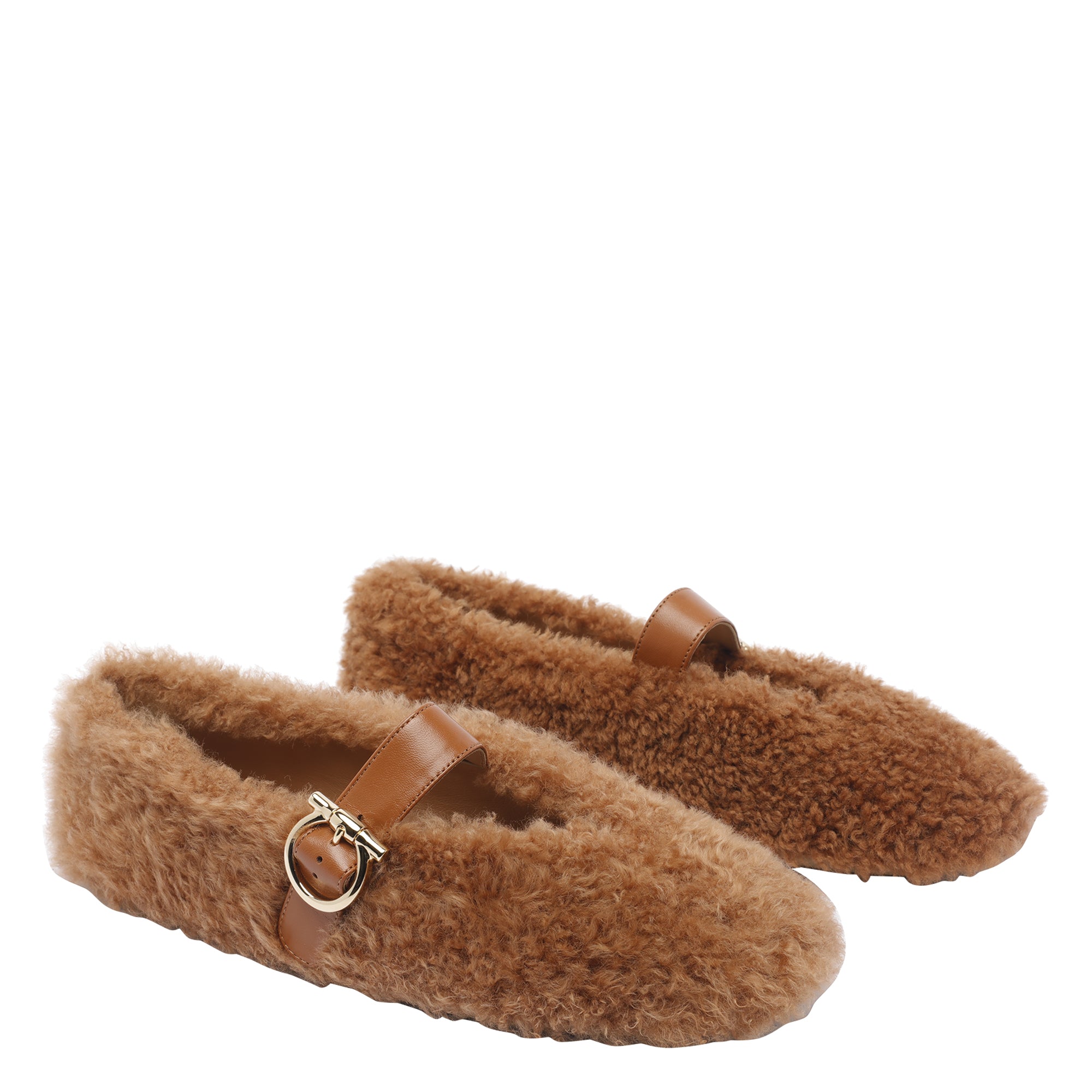 Ferragamo Flat Shoes Brown