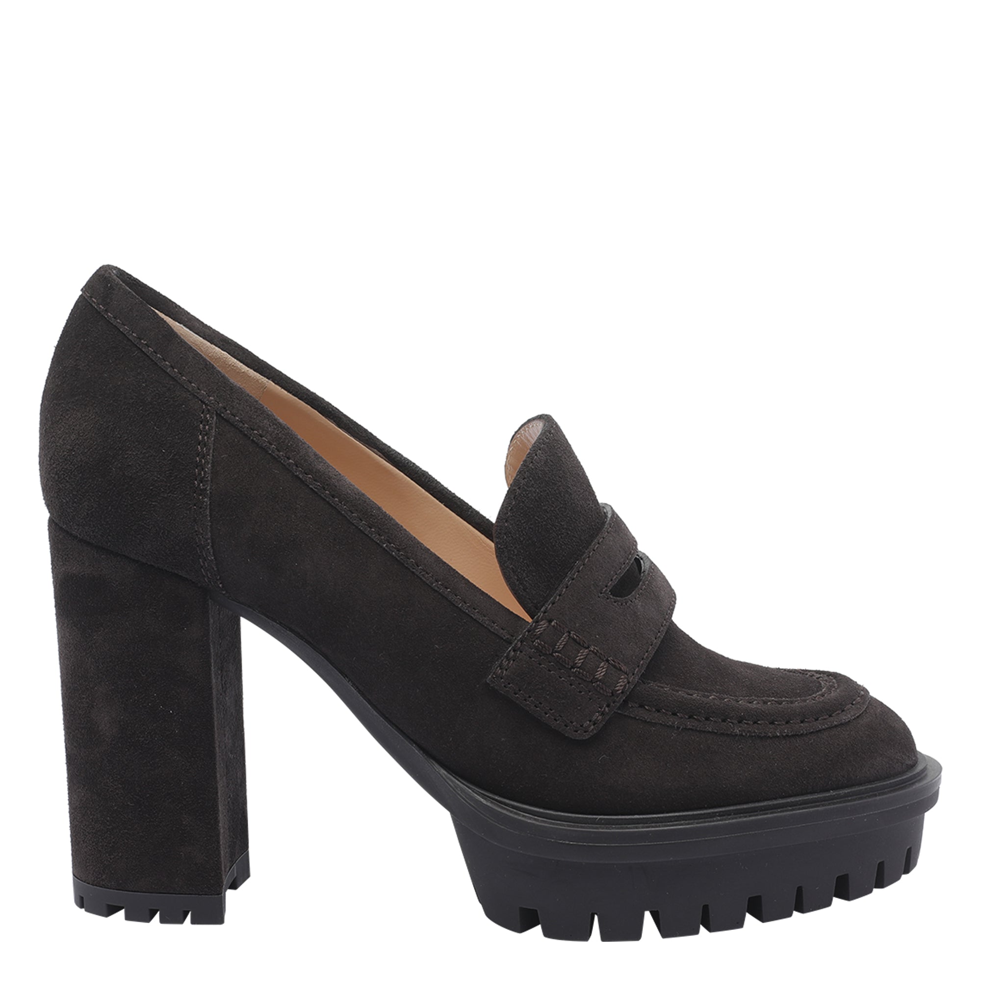 Gianvito Rossi With Heel Brown