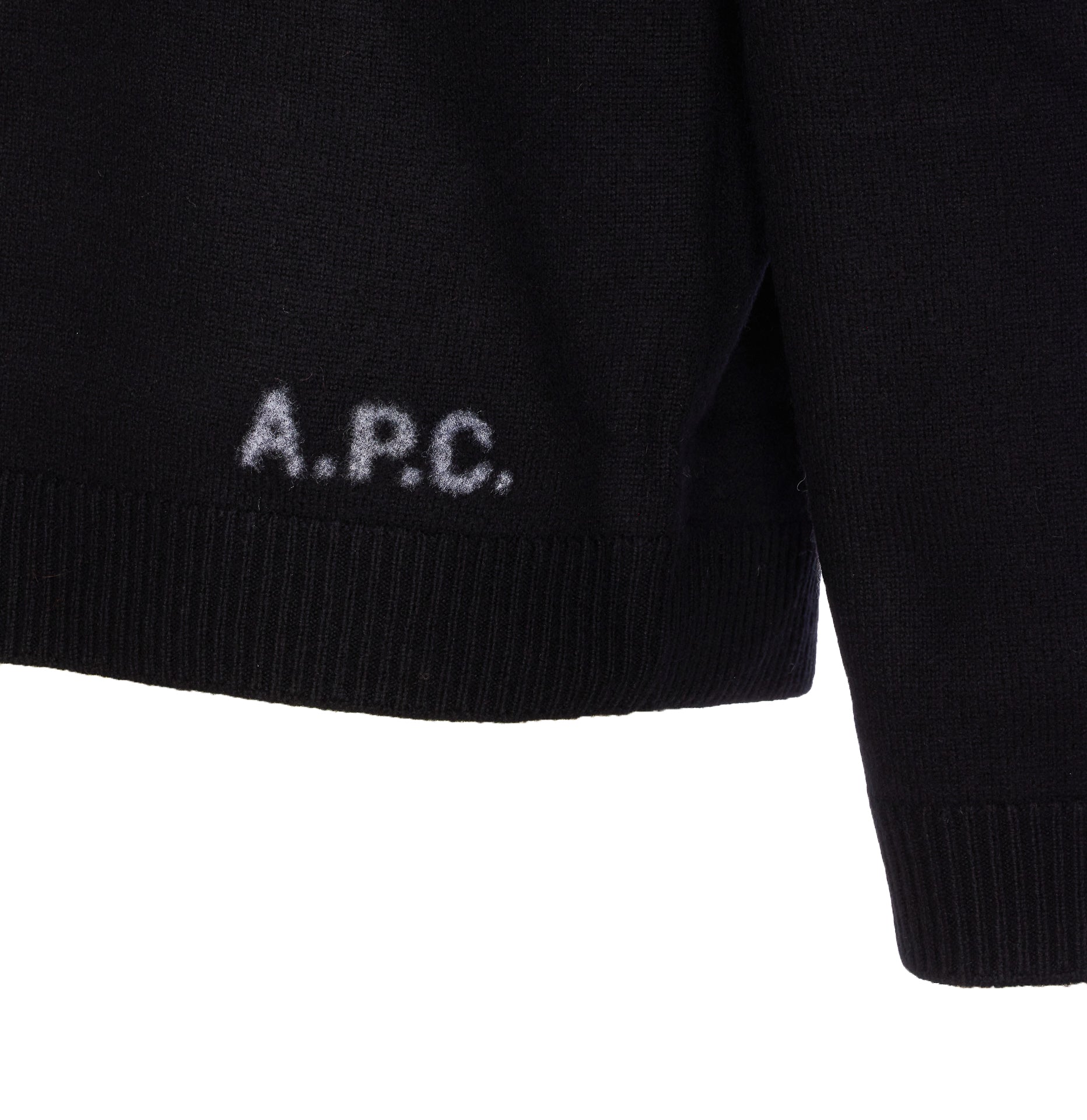 A.p.c. Sweaters Black Virgin Wool