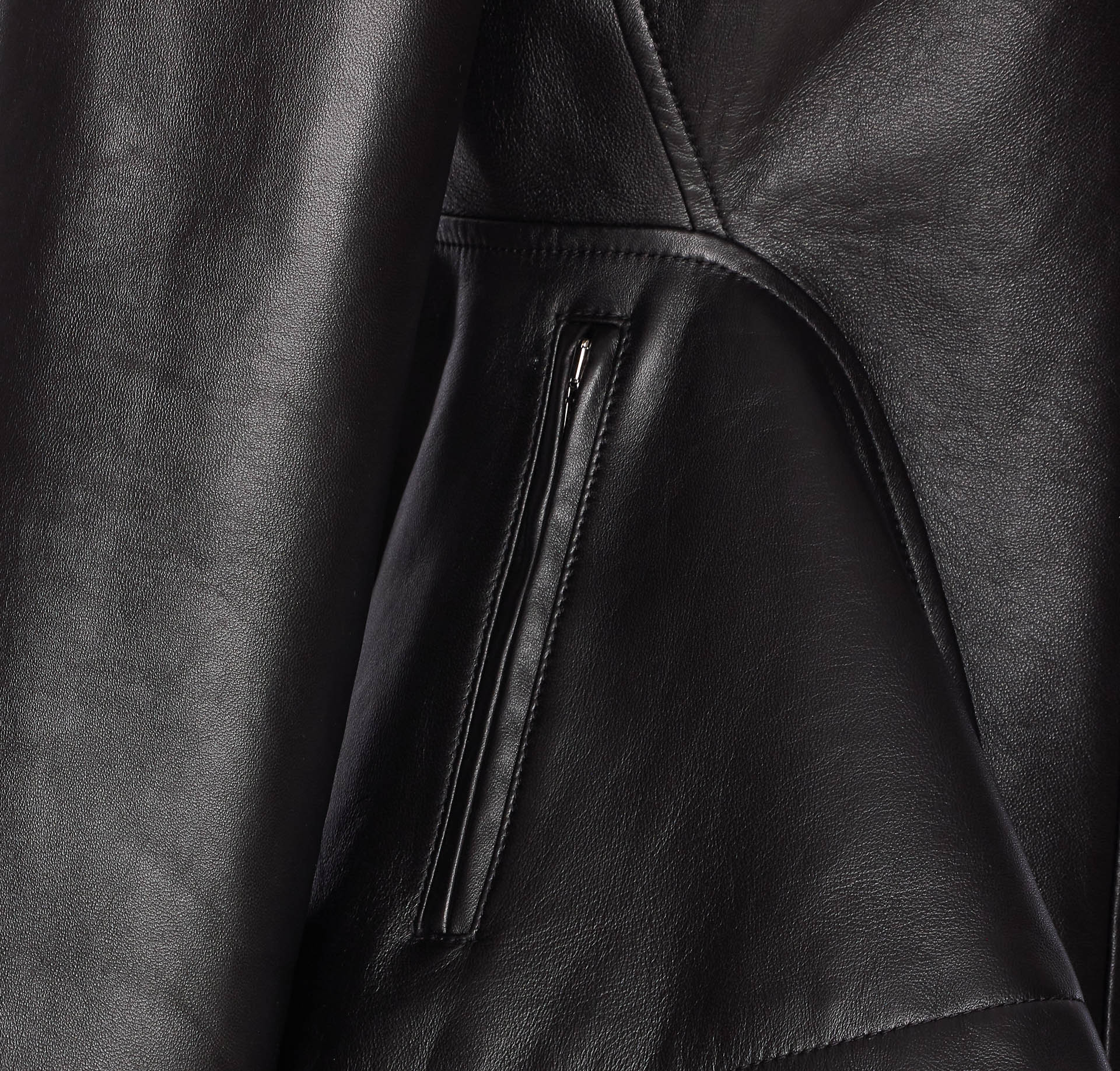 Alaia Jackets Black Lambskin