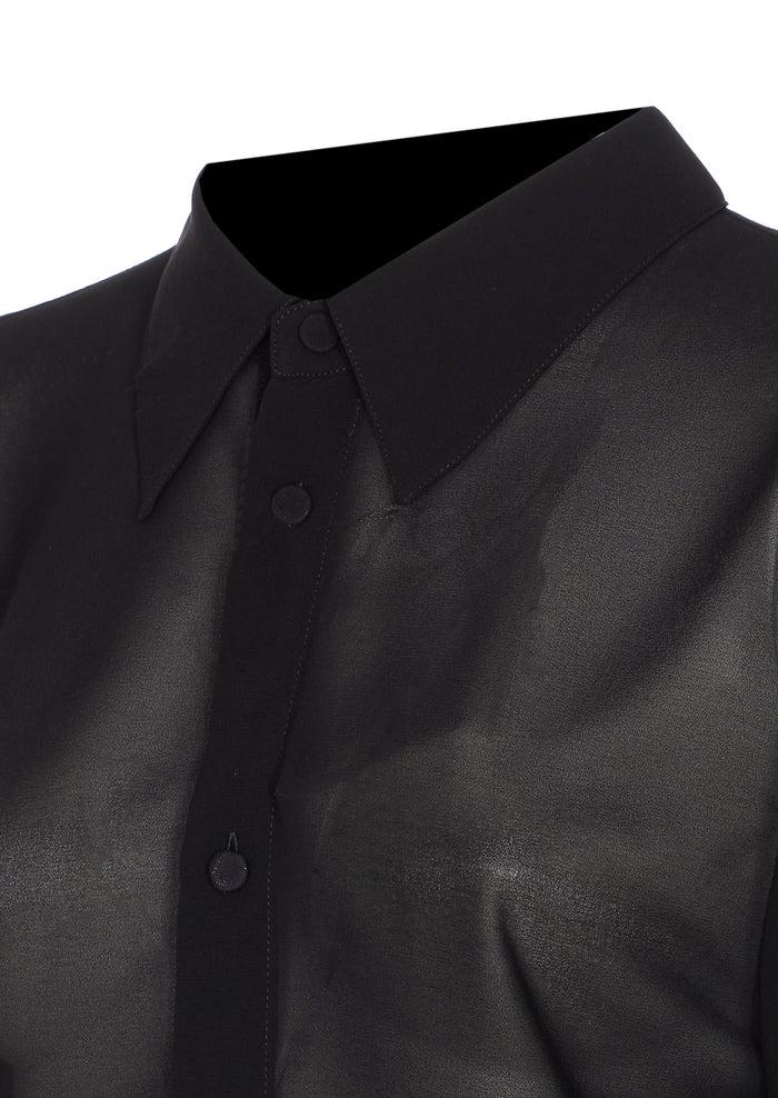 MM6 Maison Margiela Shirts Black Polyester