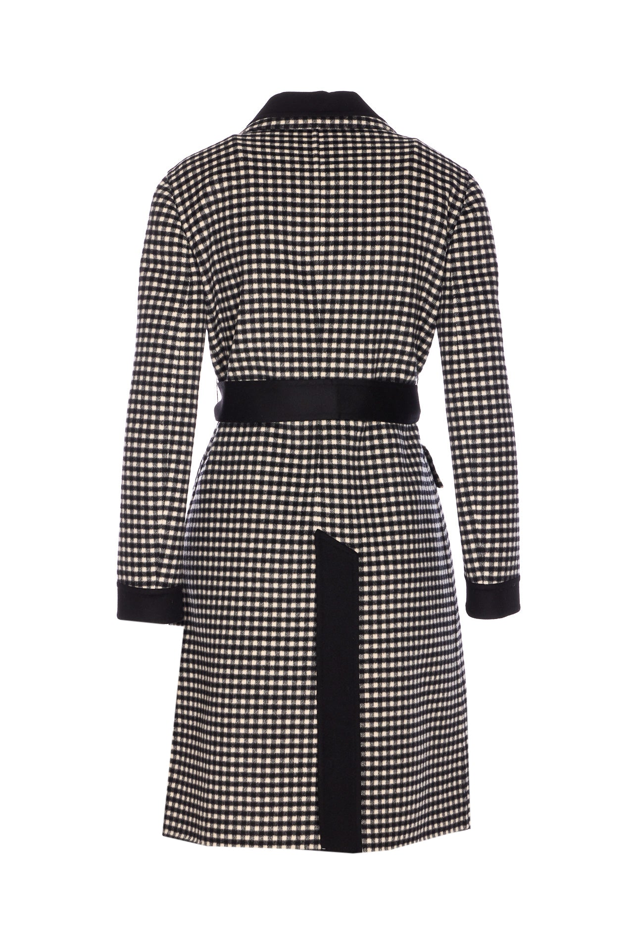 Valentino Garavani Coats Black Virgin Wool