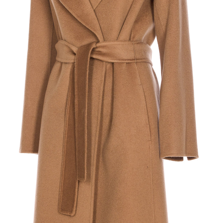S Max Mara Coats Brown Virgin Wool