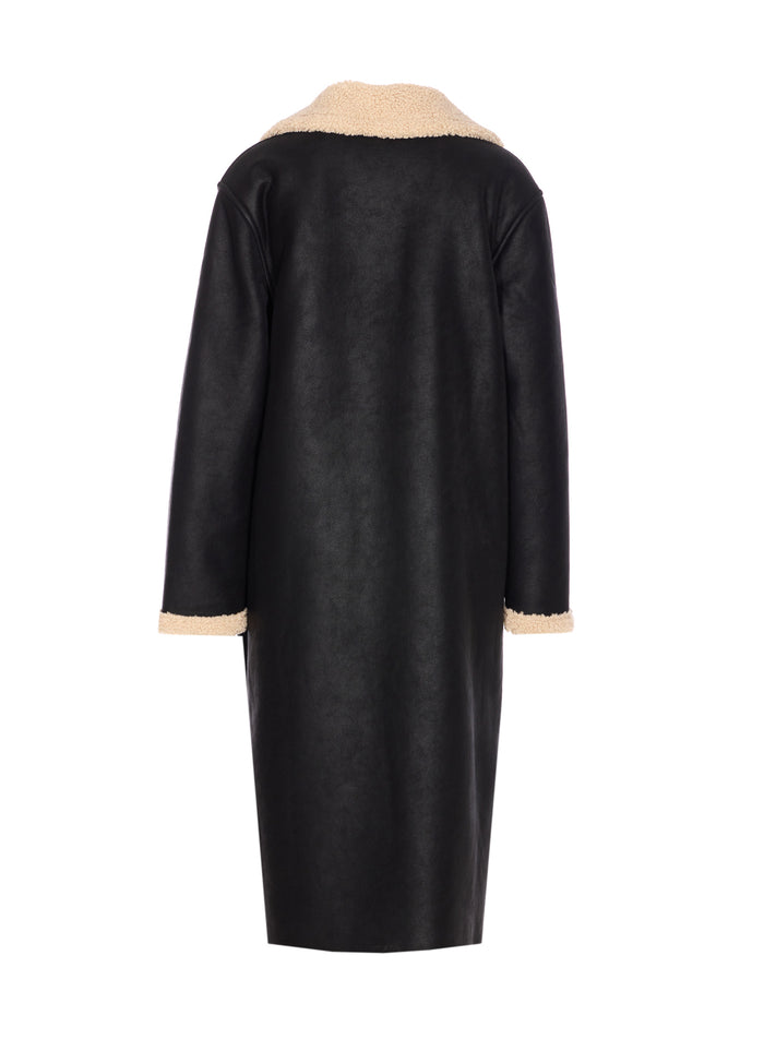 Eleh Coats Black Polyester