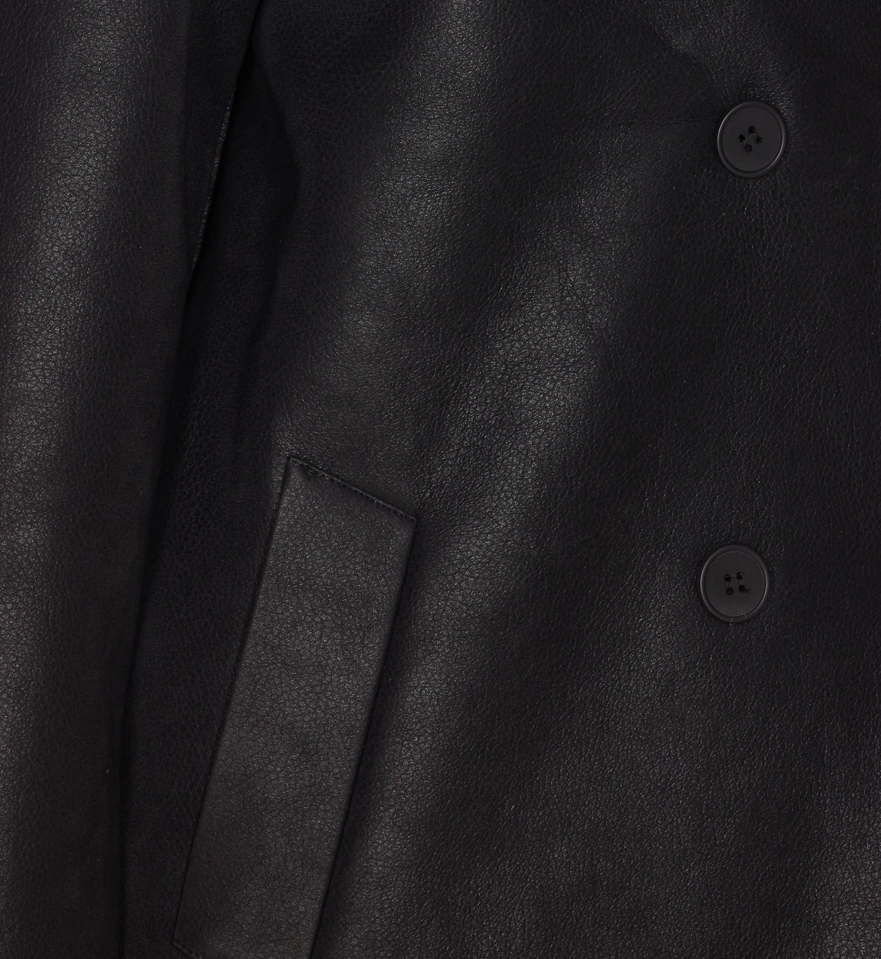 Eleh Coats Black Polyester