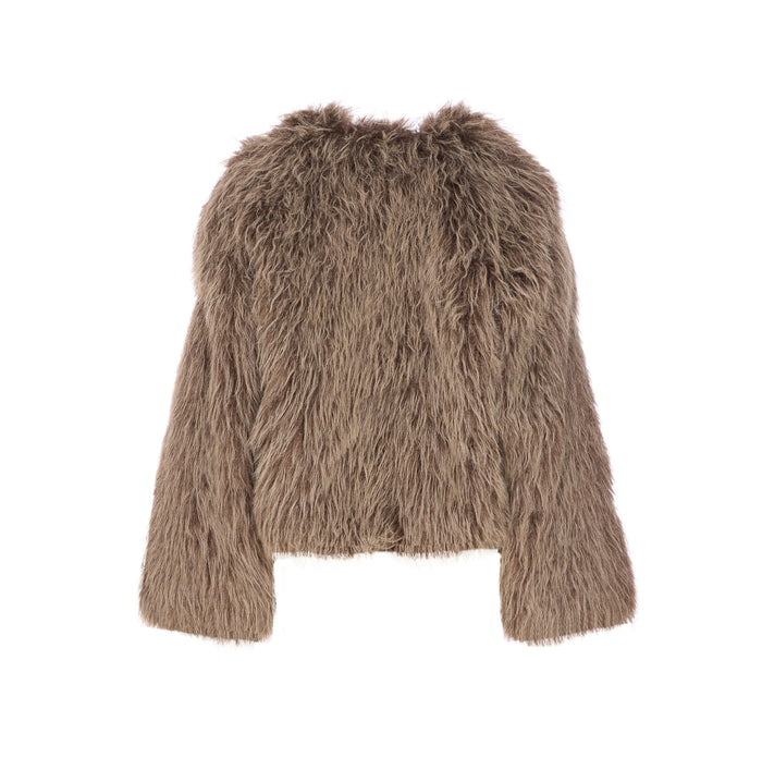 Eleh Jackets Brown Polyester