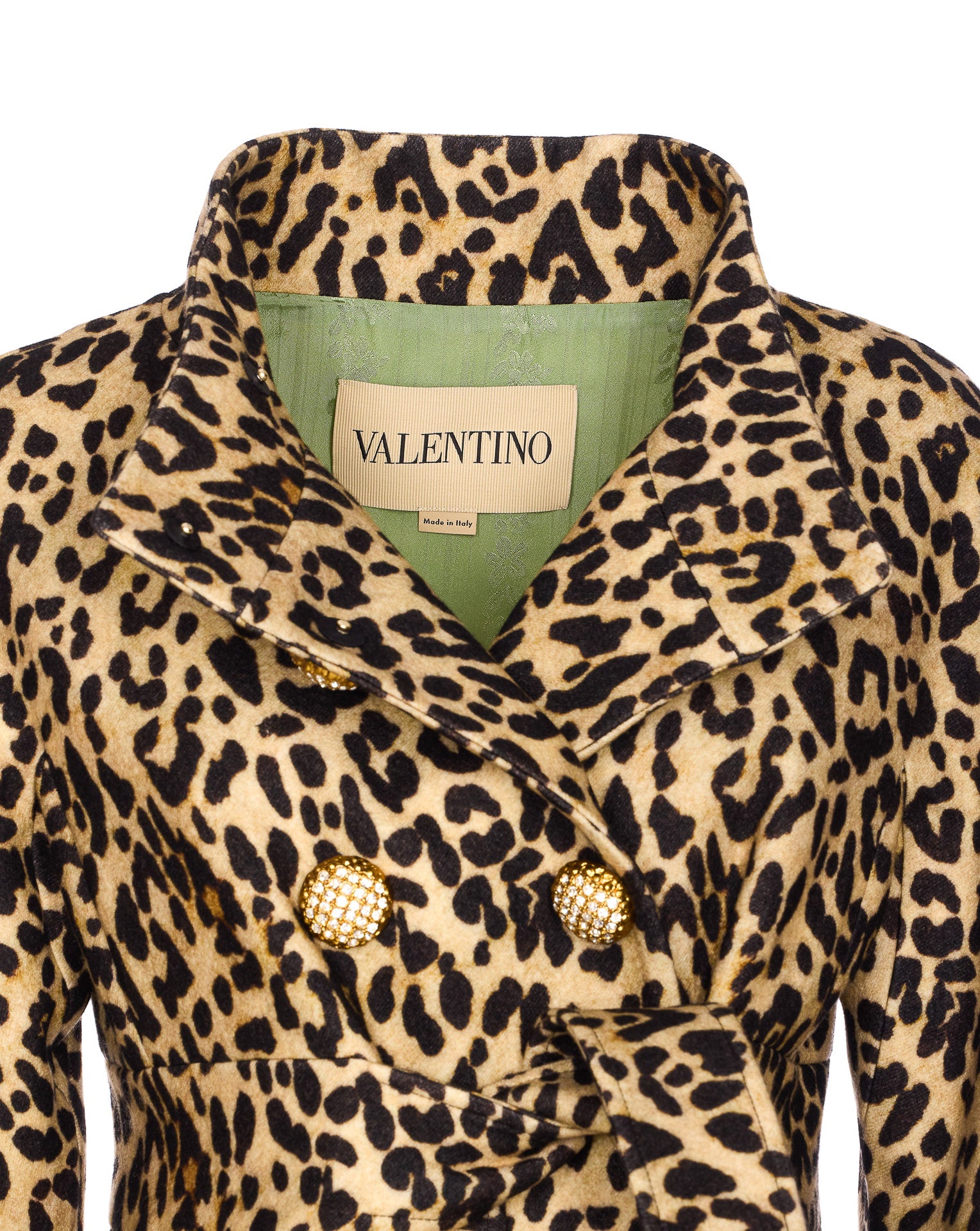 Valentino Garavani Coats Brown Wool