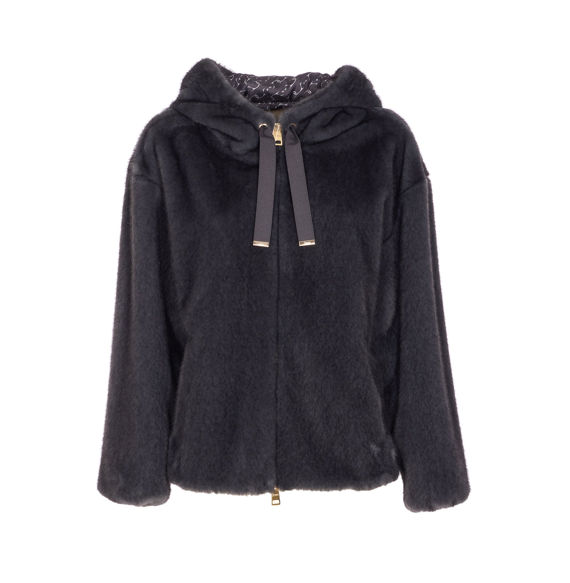 Herno Coats Grey Polyester