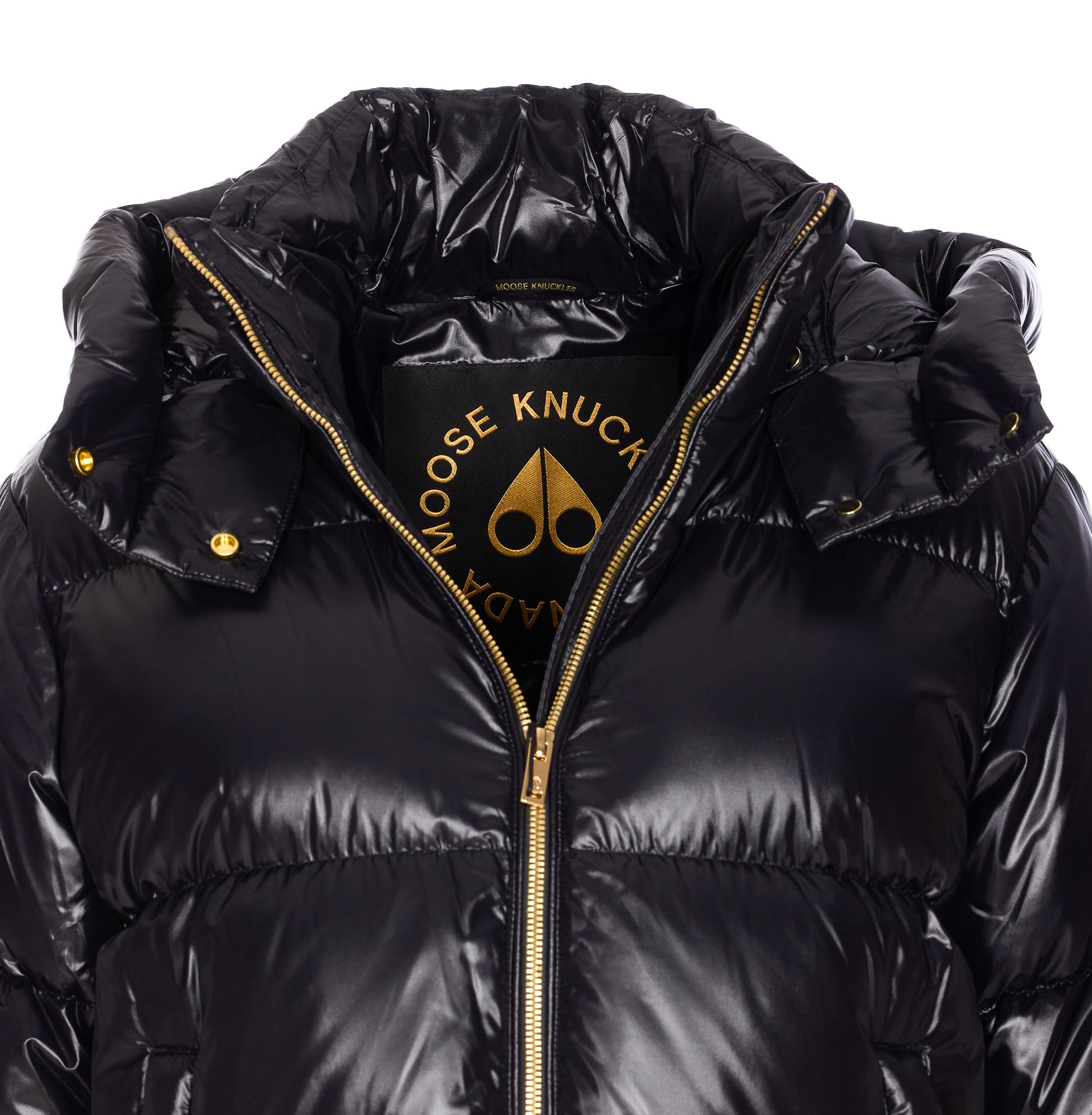 Moose Knuckles Coats Black Nylon