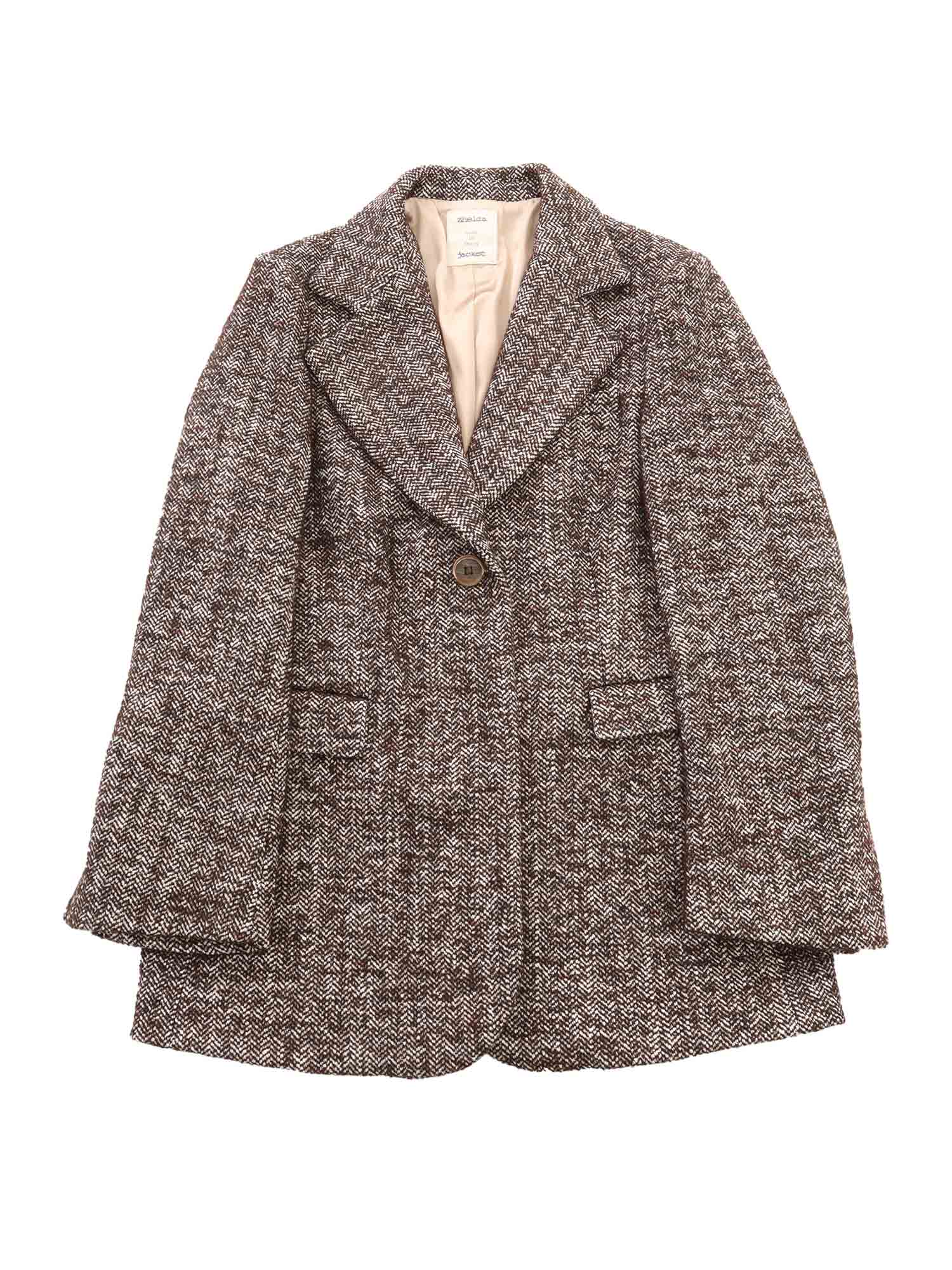 Jacket Without Piping Brown