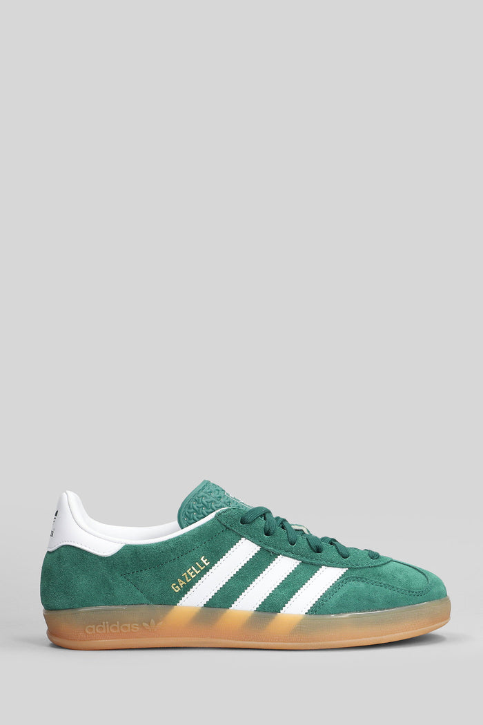 Gazelle Indoor Sneakers in green suede Scarpe