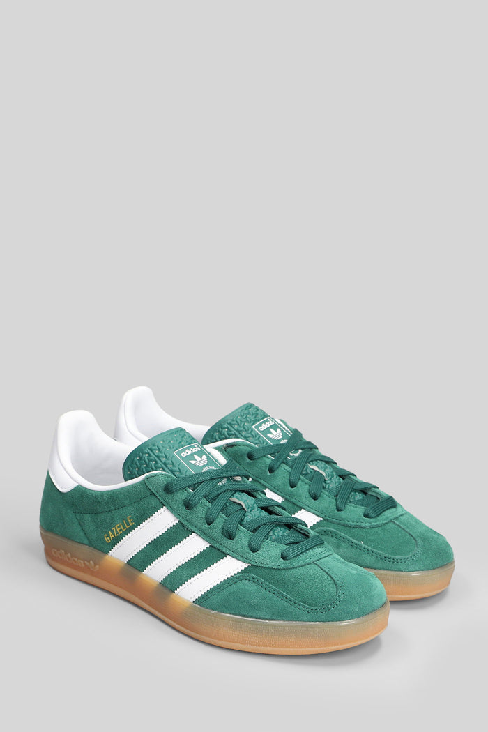 Gazelle Indoor Sneakers in green suede Scarpe