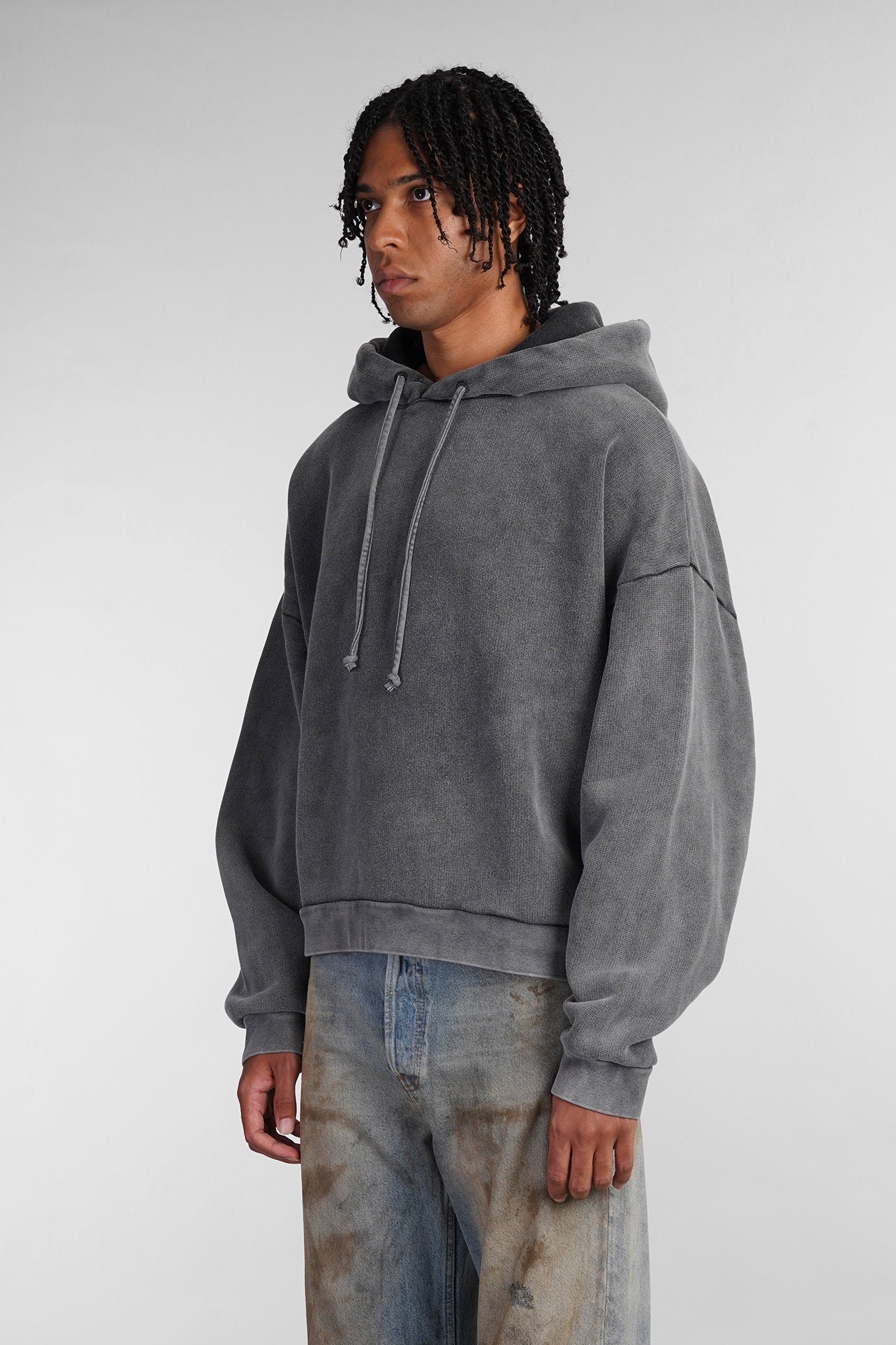 Sweatshirt In Grey Cotton Abbigliamento