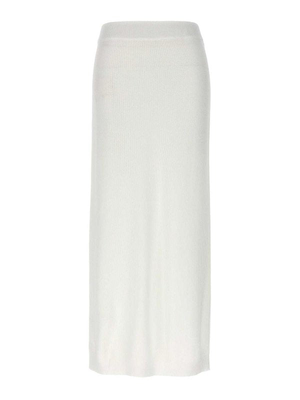 Brunello Cucinelli Womens Skirt M19196989c159 White