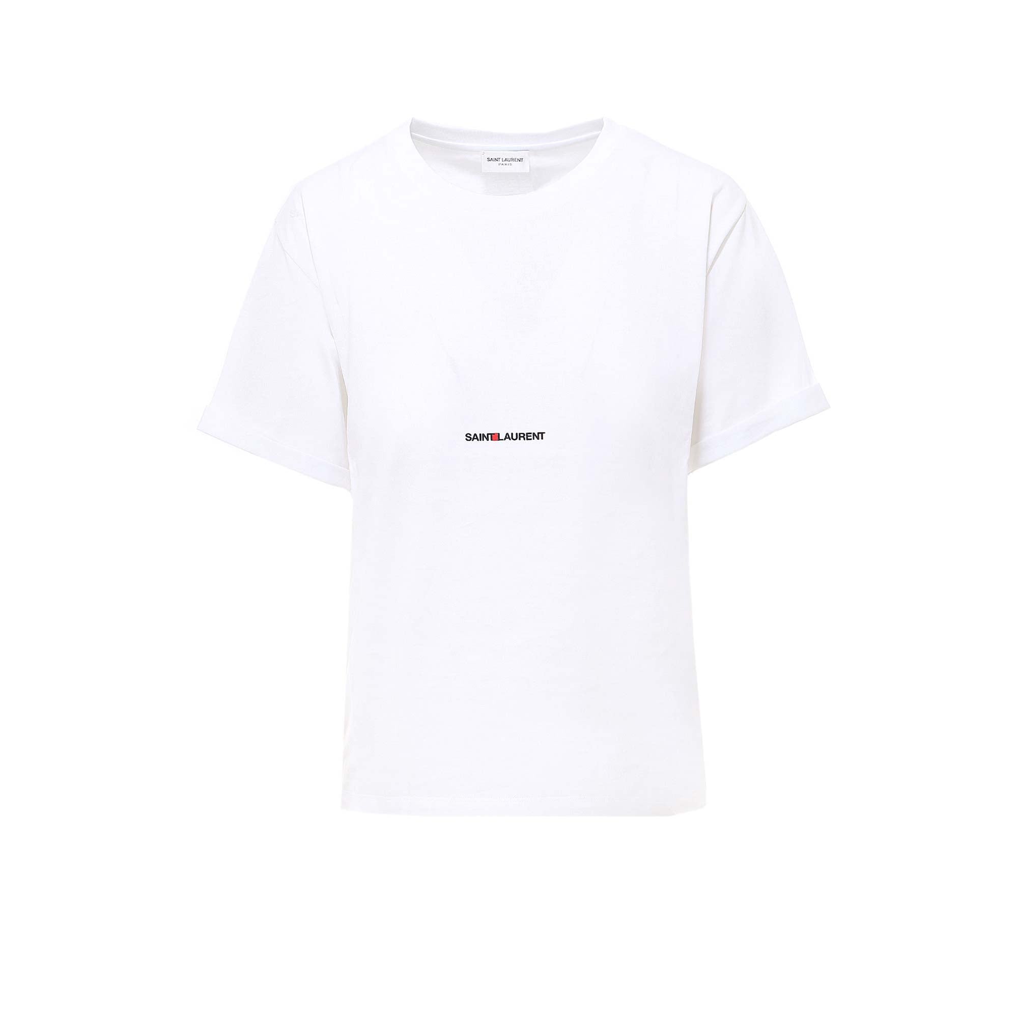 Saint Laurent T-Shirts And Polos White Cotone