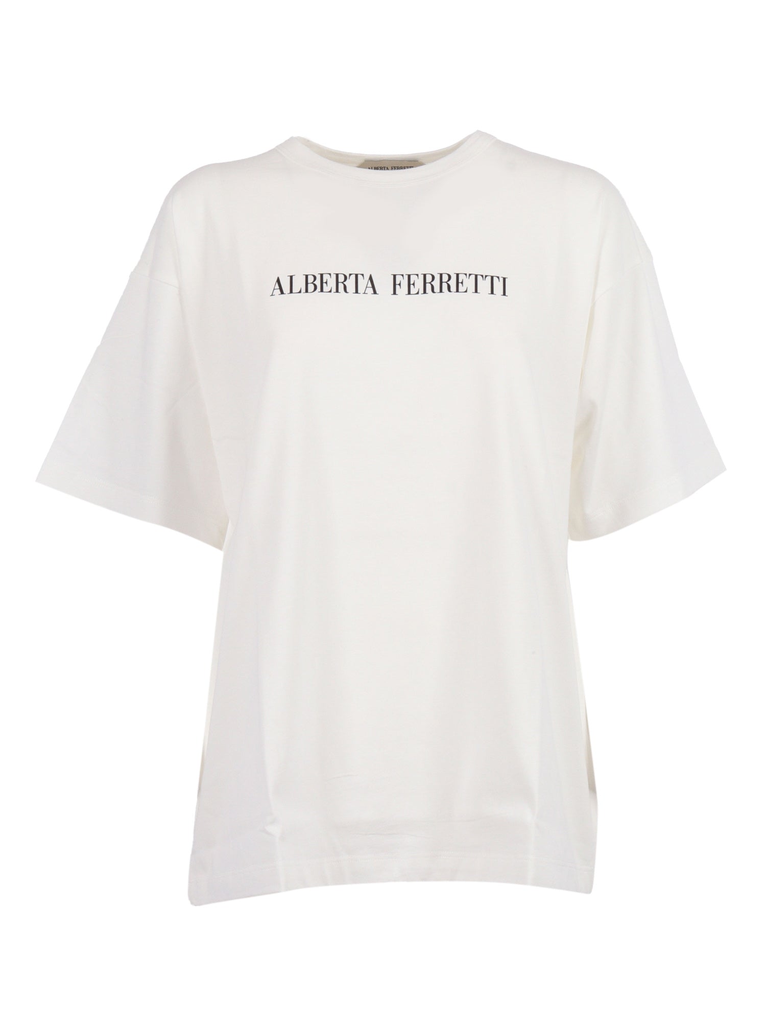 T-Shirt White Cotton Short Sleeves