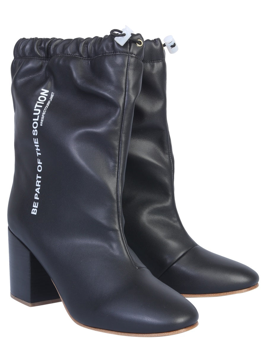 Boots With Coulisse Black