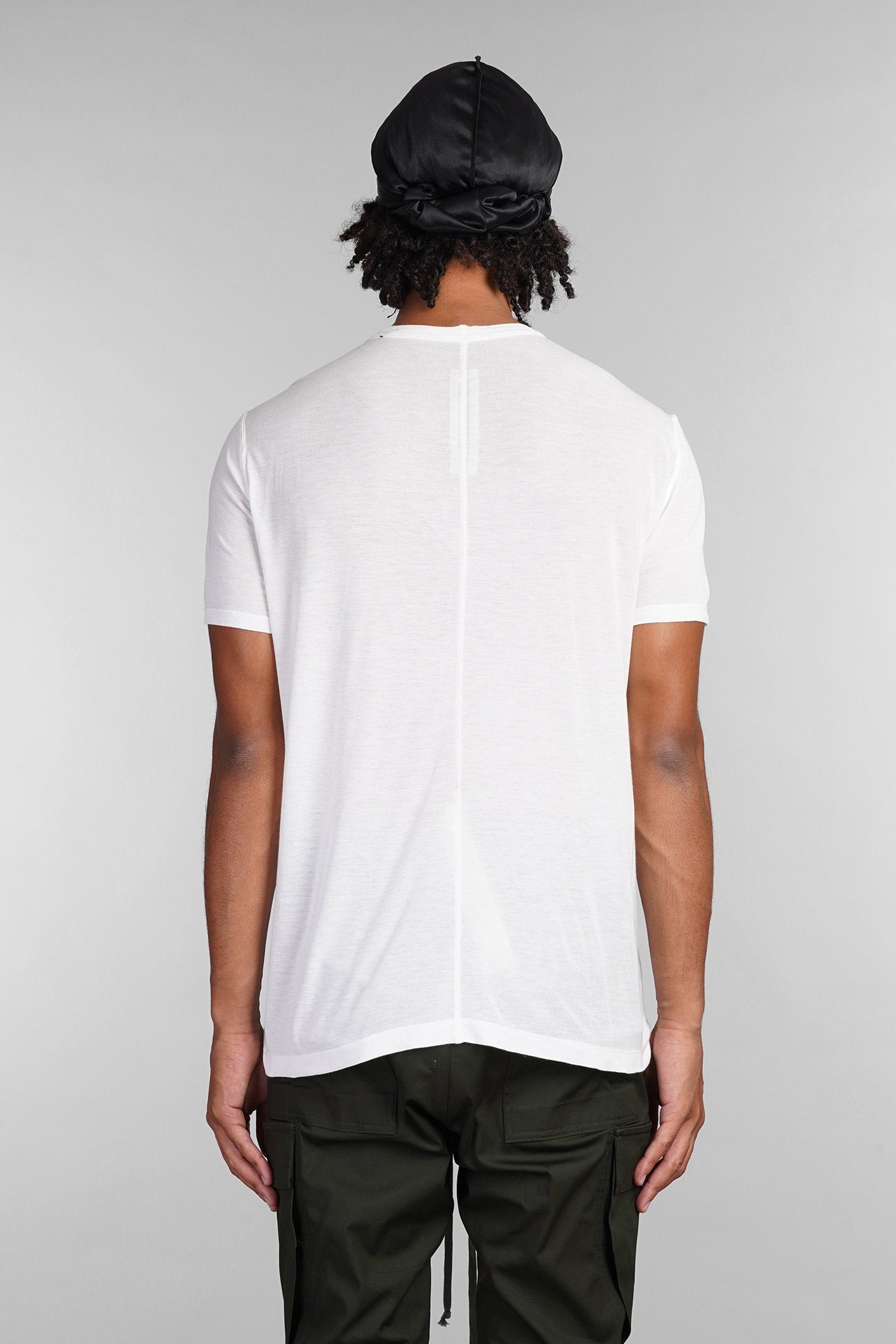 Short level t T-Shirt in white viscose Abbigliamento