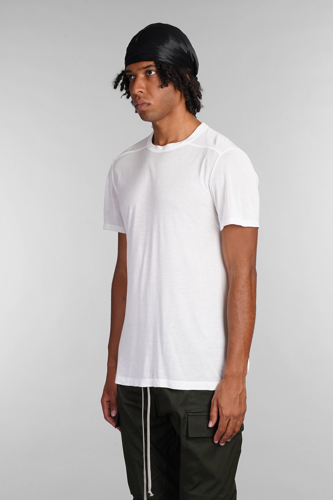 Short level t T-Shirt in white viscose Abbigliamento