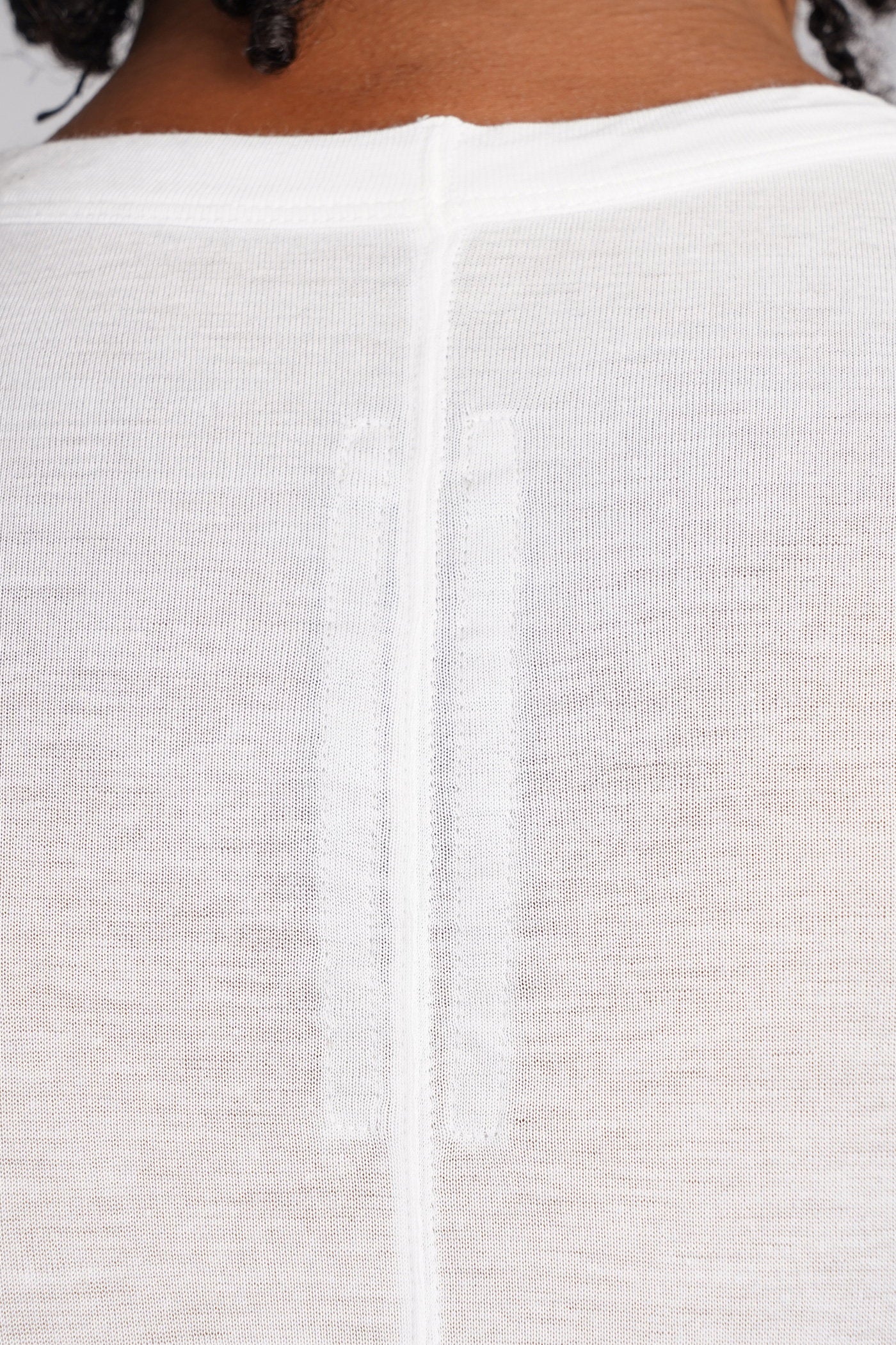 Short level t T-Shirt in white viscose Abbigliamento