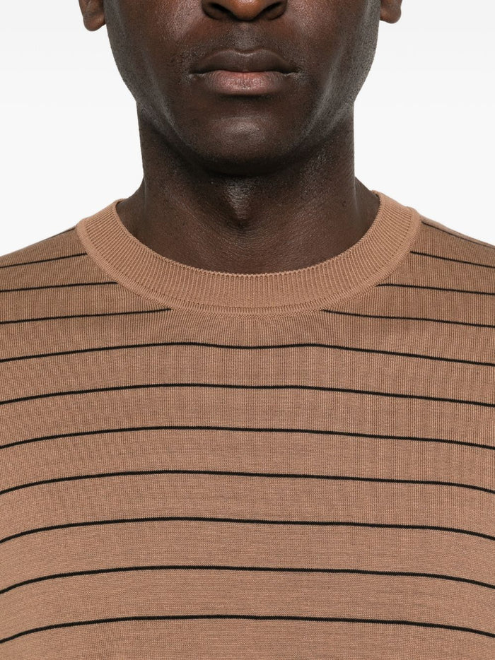 Lardini T-shirts and Polos Brown
