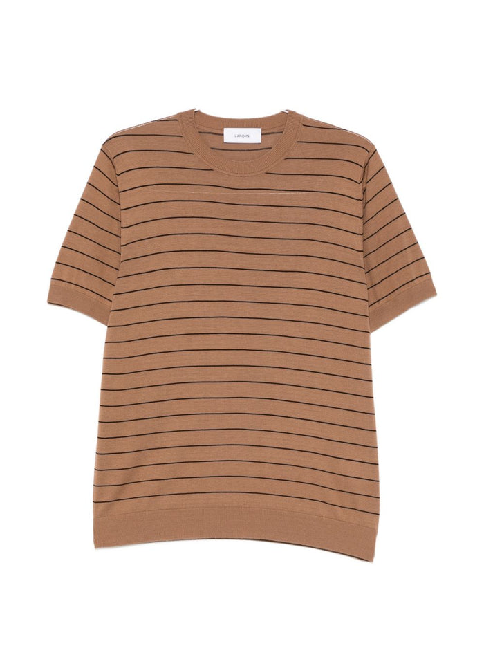Lardini T-shirts and Polos Brown