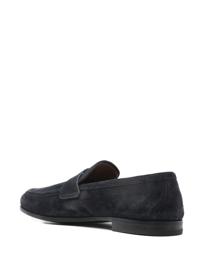 Churchs Flat Shoes Blue Suede