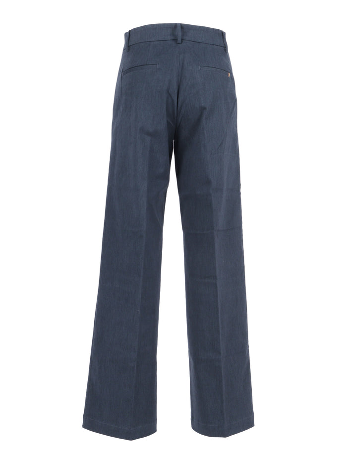 Tyanne Denim-Like Chino Pants Blue Jean