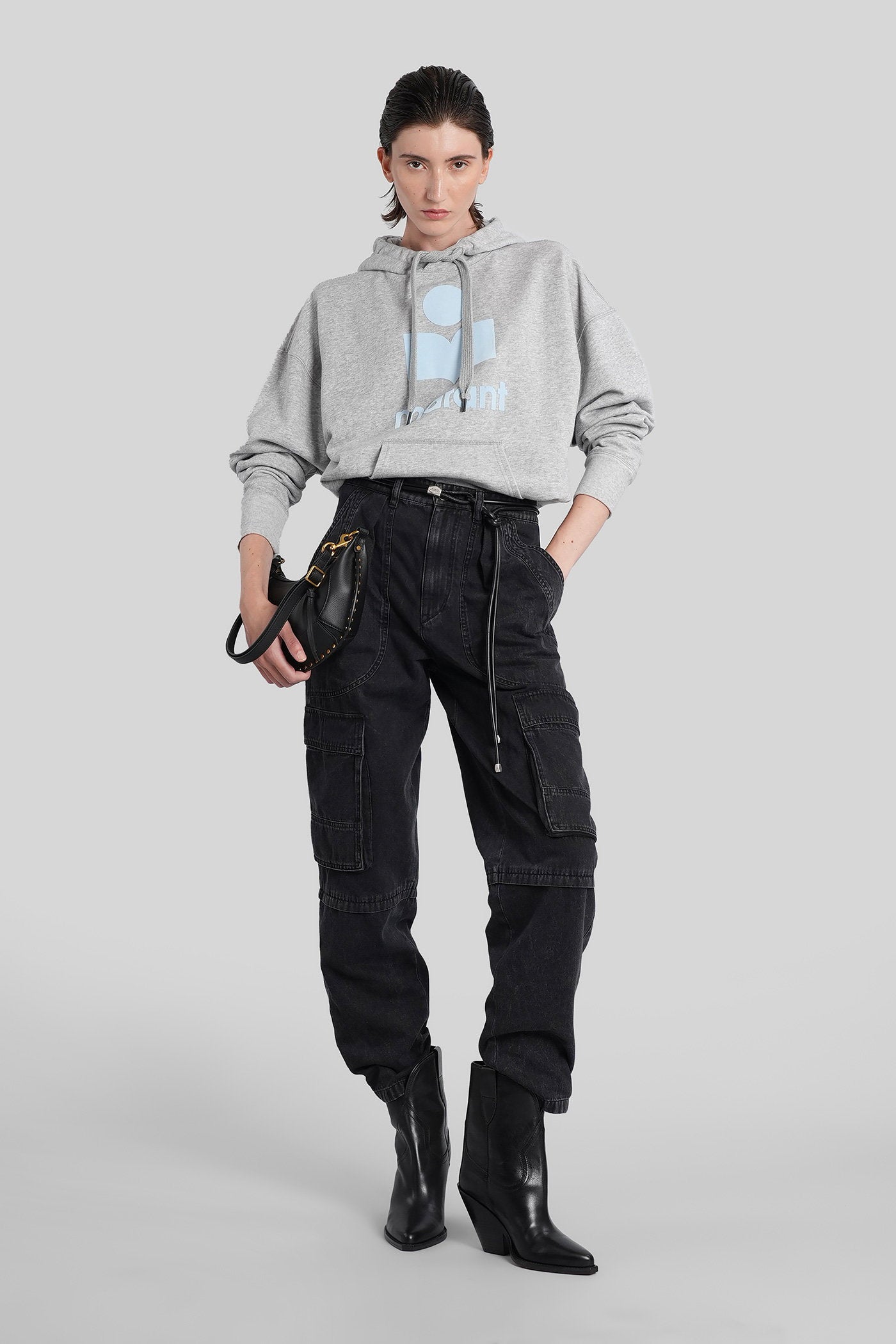 Mansel Sweatshirt in grey cotton Abbigliamento