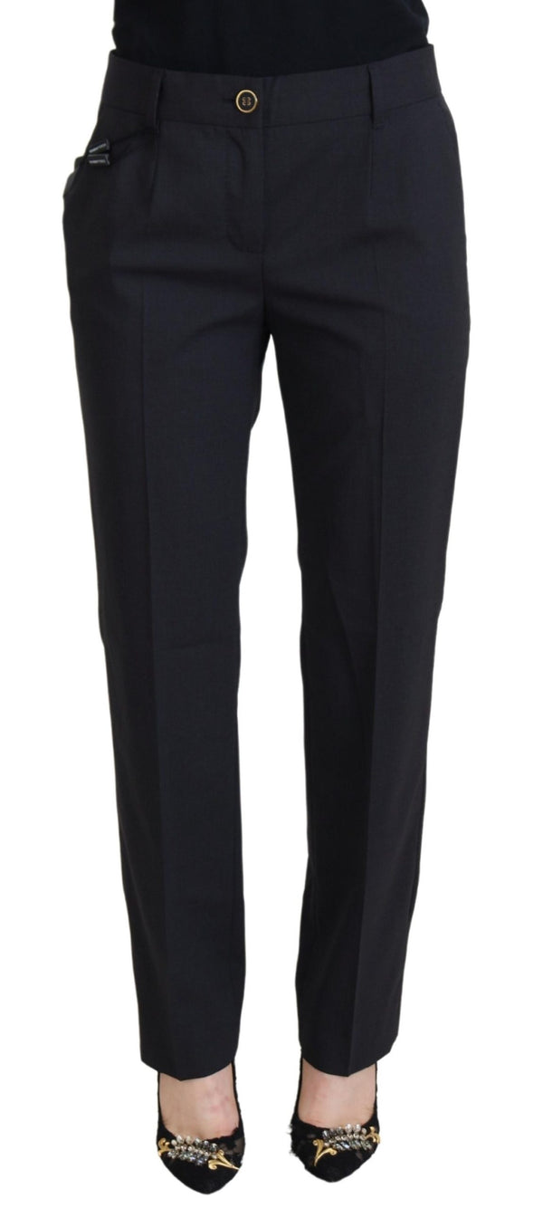 Dolce & Gabbana 99% Wool trousers in black