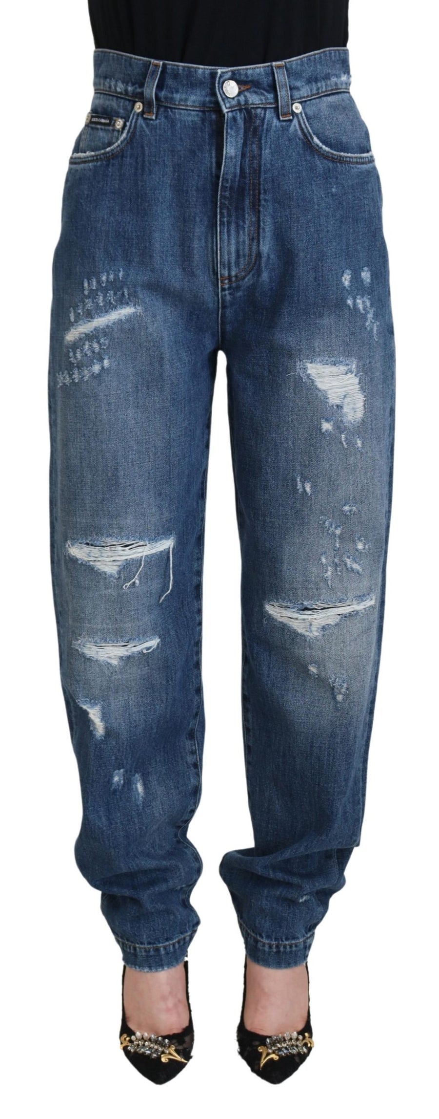 Dolce & Gabbana 100% Cotton jeans in blue