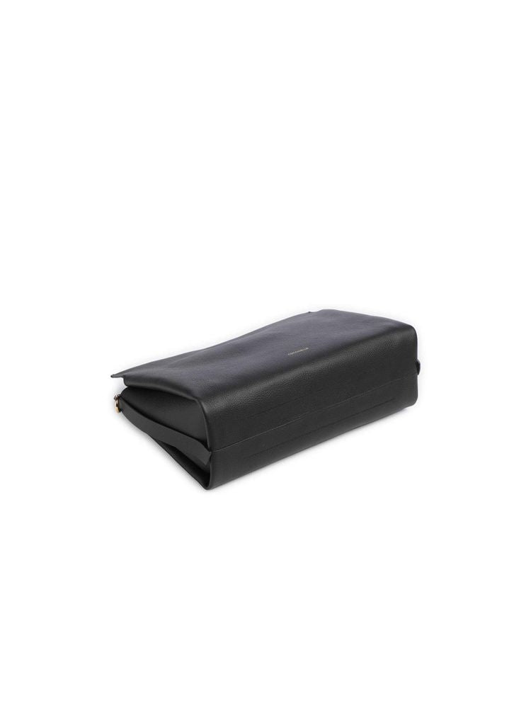 Coccinelle Clutch Bag Black-Cognac Black/cognac Cowhide / Clutches