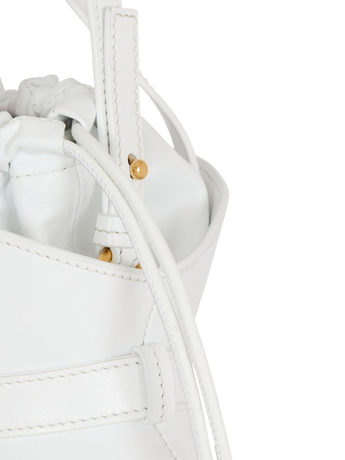 Balmain Bags White Calf - Bos Taurus