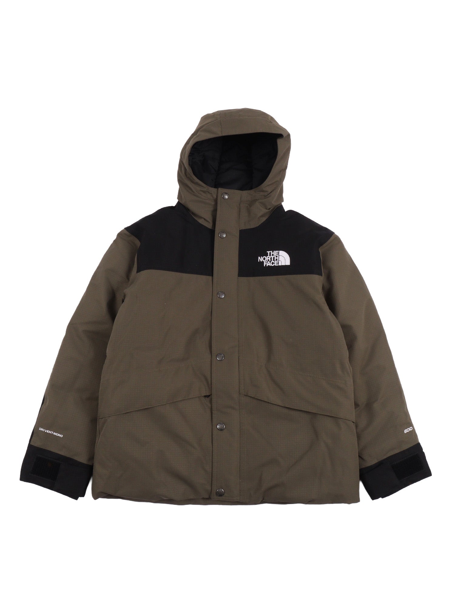 Teen Mountain Down Jacket New Taupe Green Cotton Recycled Polyester Heavy