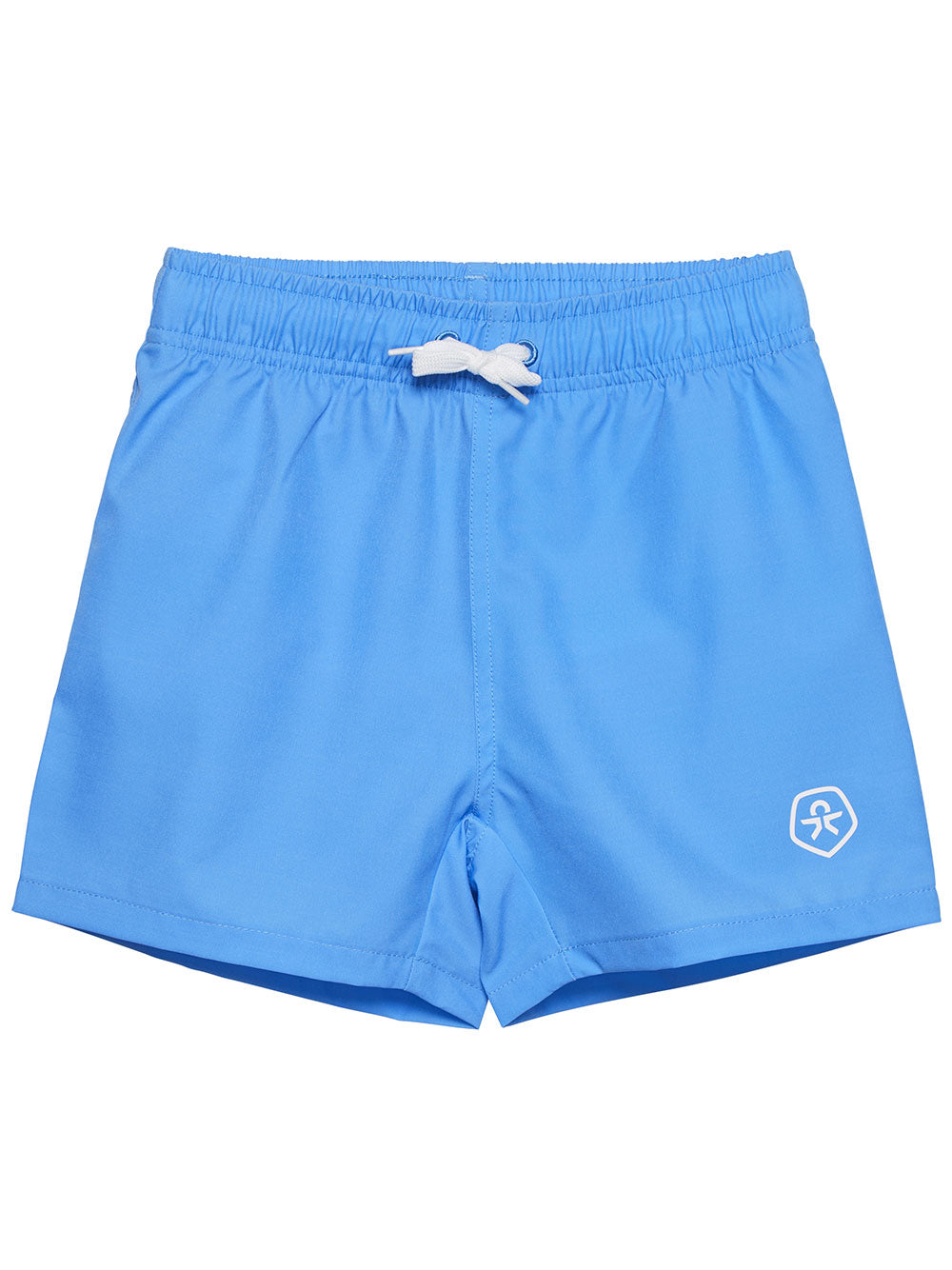 Swim Shorts Solid Blue Costume