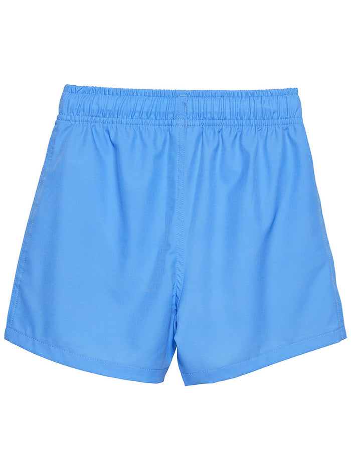 Swim Shorts Solid Blue Costume