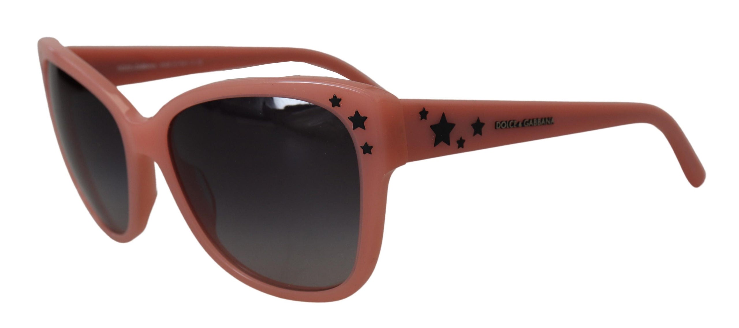 Pink Acetate Frame Stars Embellishment Dg4124 Sunglasses