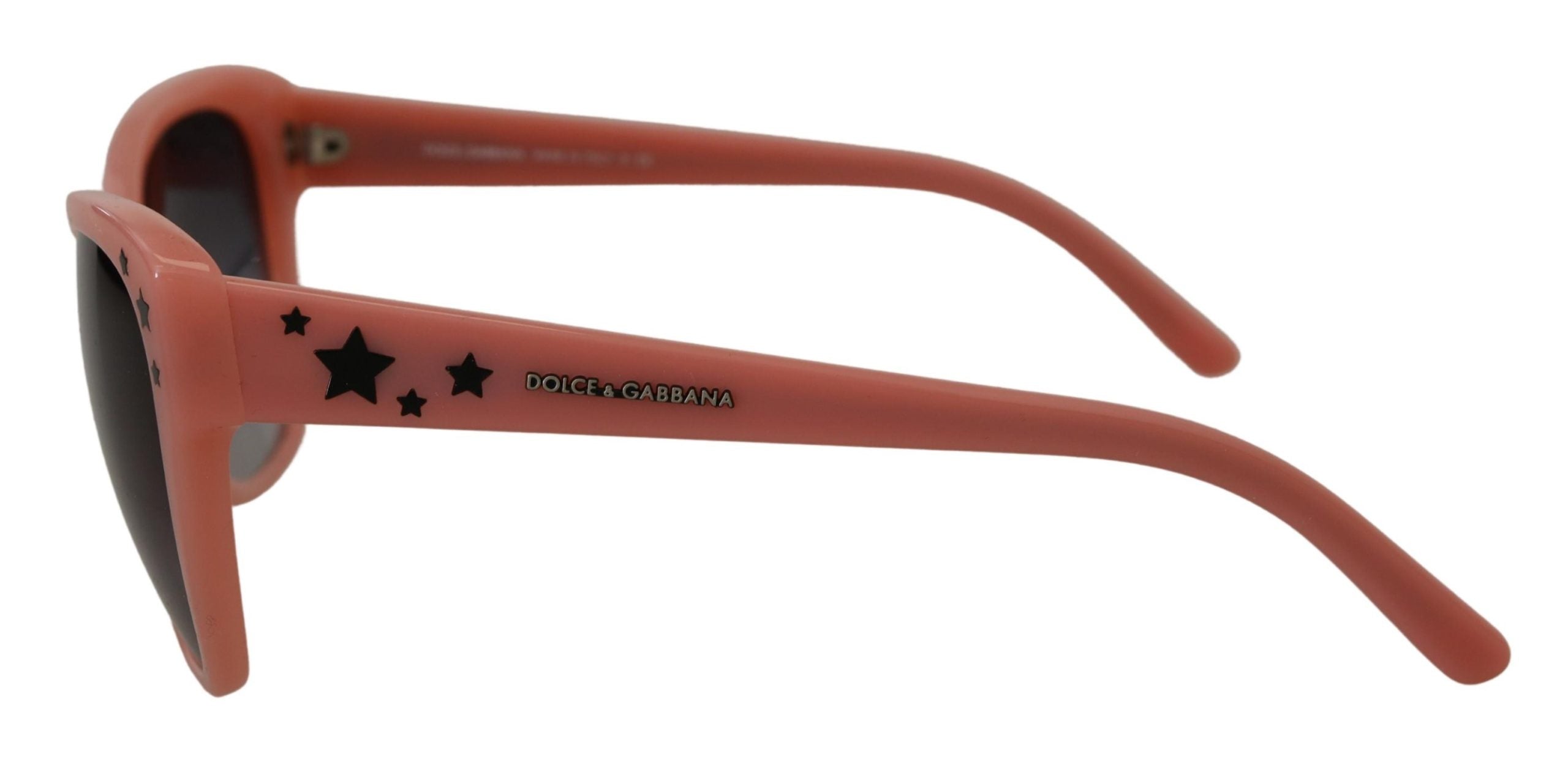 Pink Acetate Frame Stars Embellishment Dg4124 Sunglasses