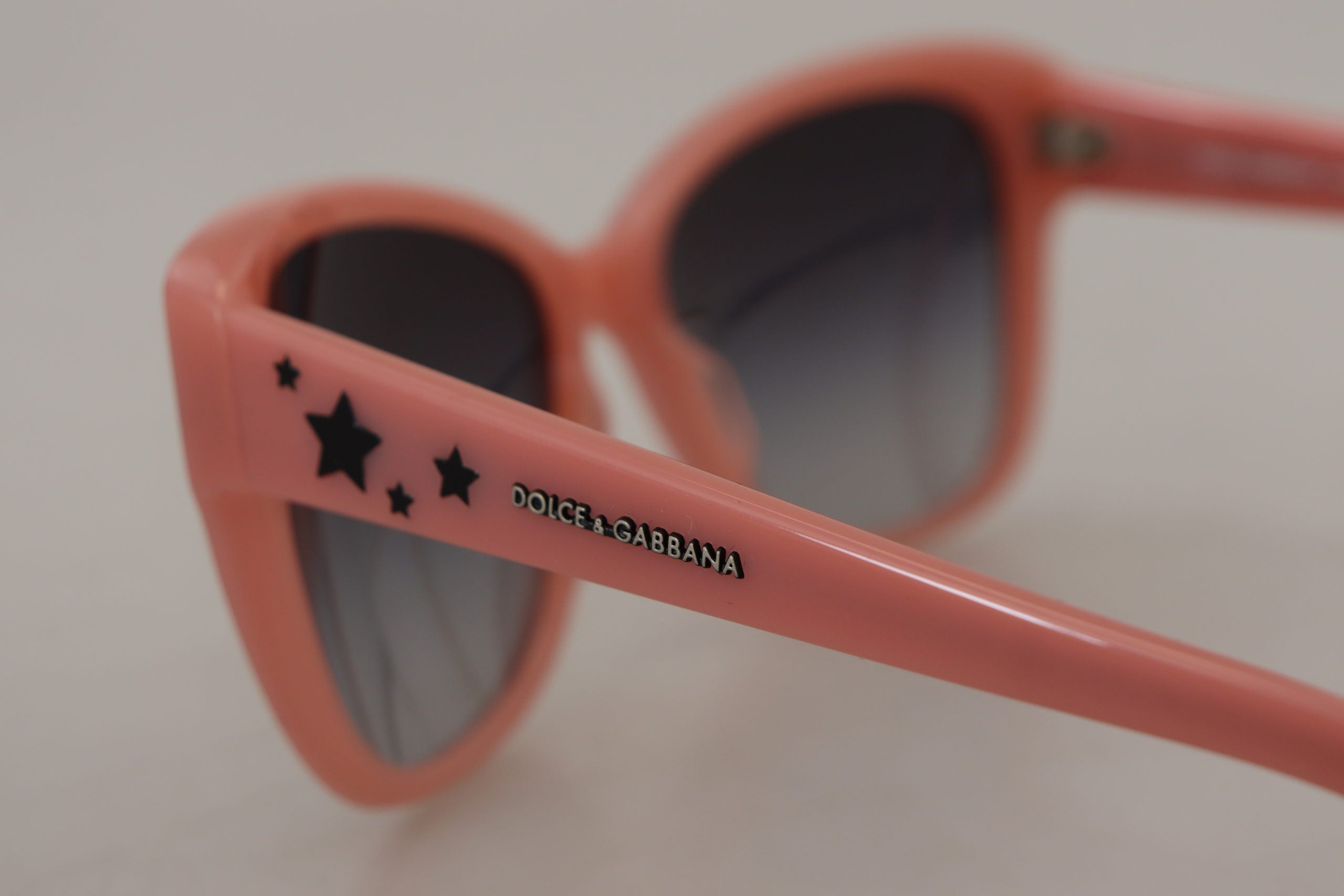 Pink Acetate Frame Stars Embellishment Dg4124 Sunglasses