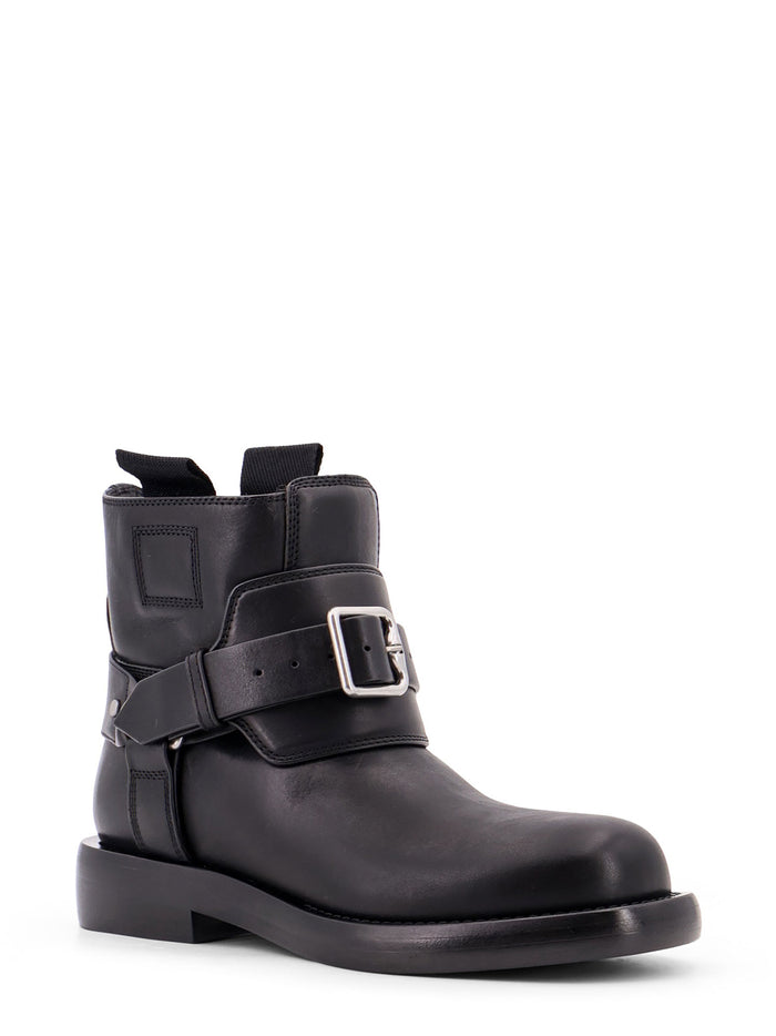 Burberry Boots Black Pelle Poliestere